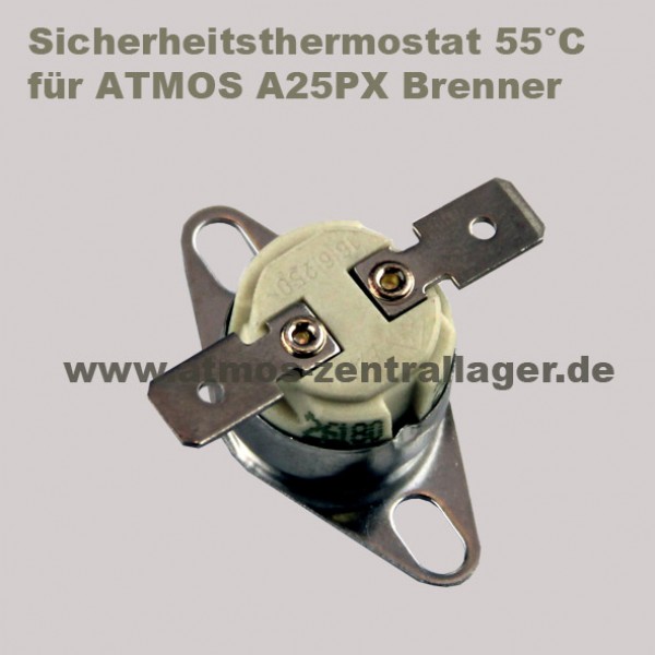 Sicherheitsthermostat 55°C für ATMOS A25PX Pelletbrenner