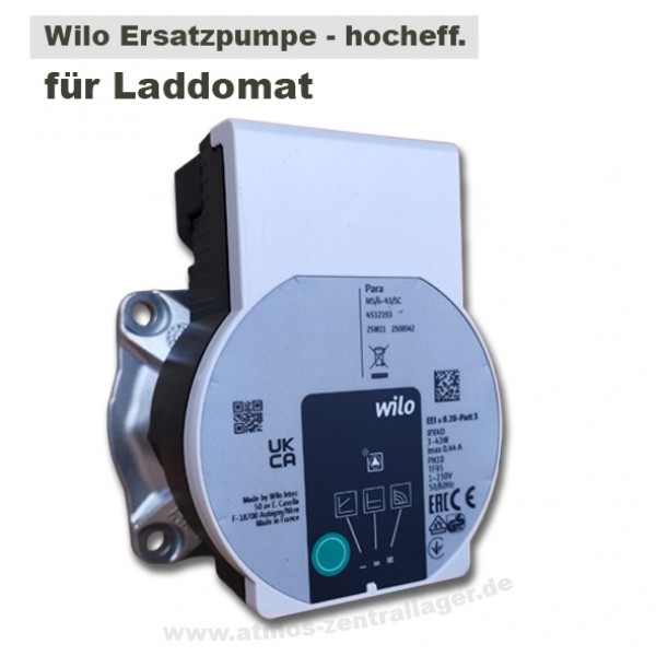 Laddomat Ersatzpumpe hocheff. Wilo Para 