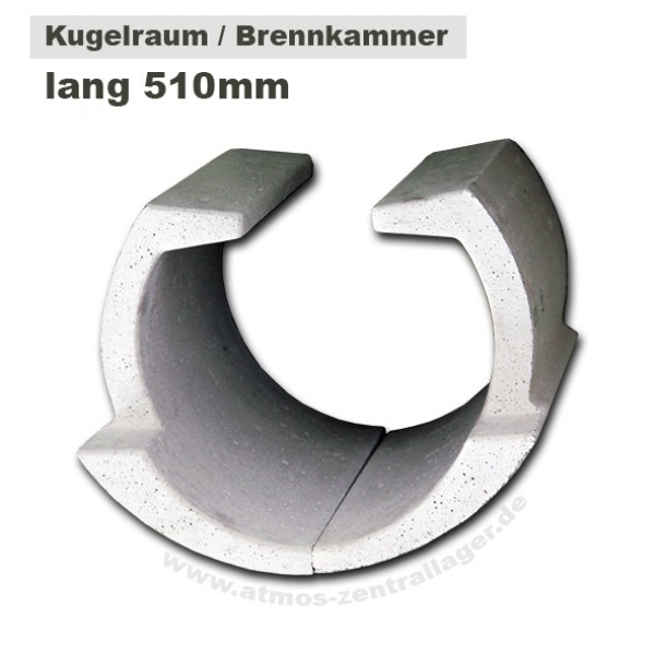 ATMOS Holzvergaser Kugelraum DC086 510mm linke + rechte Seite
