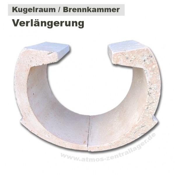 ATMOS Holzvergaser Kugelraum DC086 510mm linke + rechte Seite