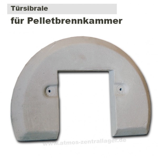 Türisolierung mit Ausschnitt für Pelletbrenner DC40GSP