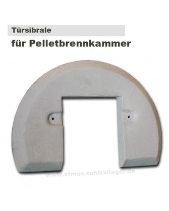 Türisolierung mit Ausschnitt für Pelletbrenner DC40GSP