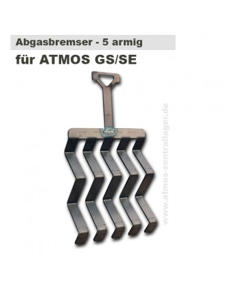 Abgasbremse - fünfarmig