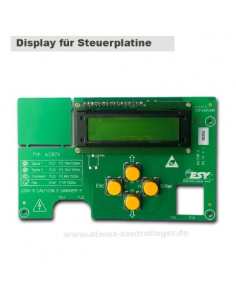 Display für ATMOS Pelletbrenner