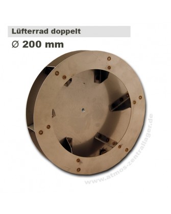 Lüfterrad Ø 200 mm doppelt