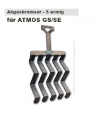 Abgasbremse - fünfarmig