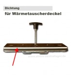 Dichtung unter dem Blech vom PX Wärmetauscherdeckel
