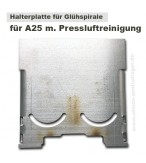 ATMOS A25 Halteplatte für Glühspirale mit Pressluftreinigung