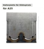 Halterplatte für Glühspirale