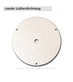 Lüfterdichtung zwischen Motor und Platte