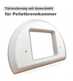 Türisolierung mit Ausschnitt für Pelletbrenner DC40GSP