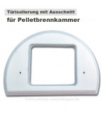 Türisolierung mit Ausschnitt für Pelletbrenner DC40GSP