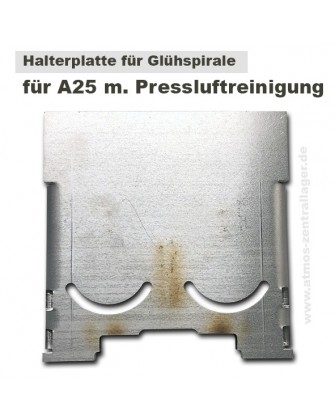 Halterplatte für Glühspirale für A25 mit Pressluftreinigung