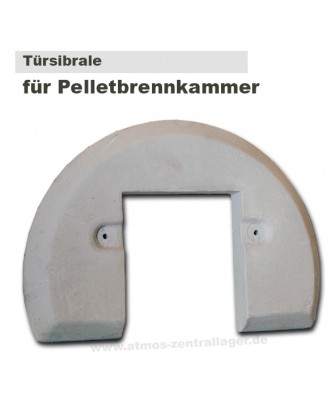 Türisolierung mit Ausschnitt für Pelletbrenner